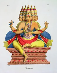 Brahma, graviert von de Marlet
